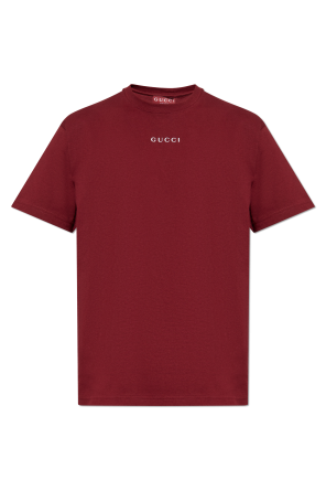 Gucci T-shirt with printed logo | Men's Clothing | Vitkac